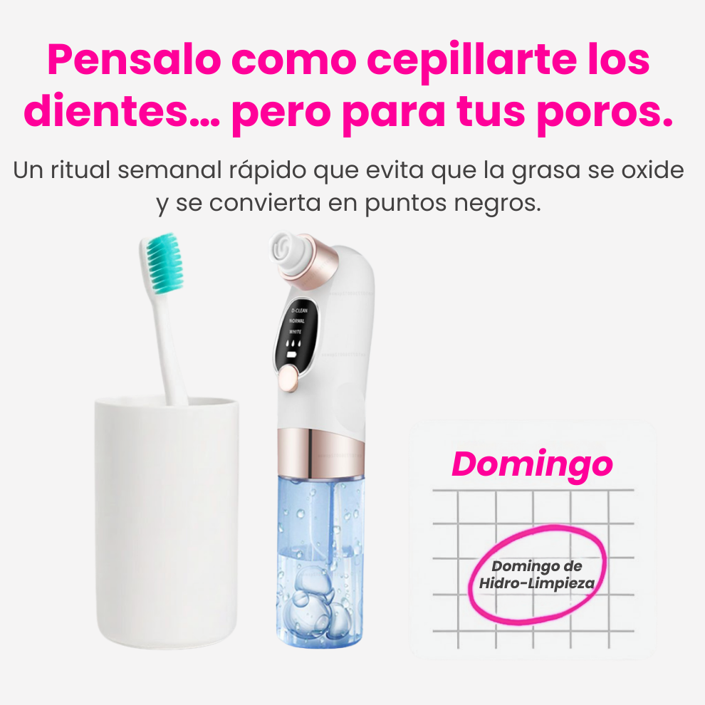 Aqualys™ Quita Puntos Negros con Doble Tanque de Agua